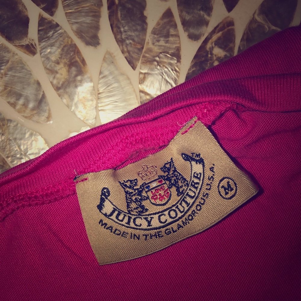 Pink Juicy Couture Long Sleeve Shirt (M)